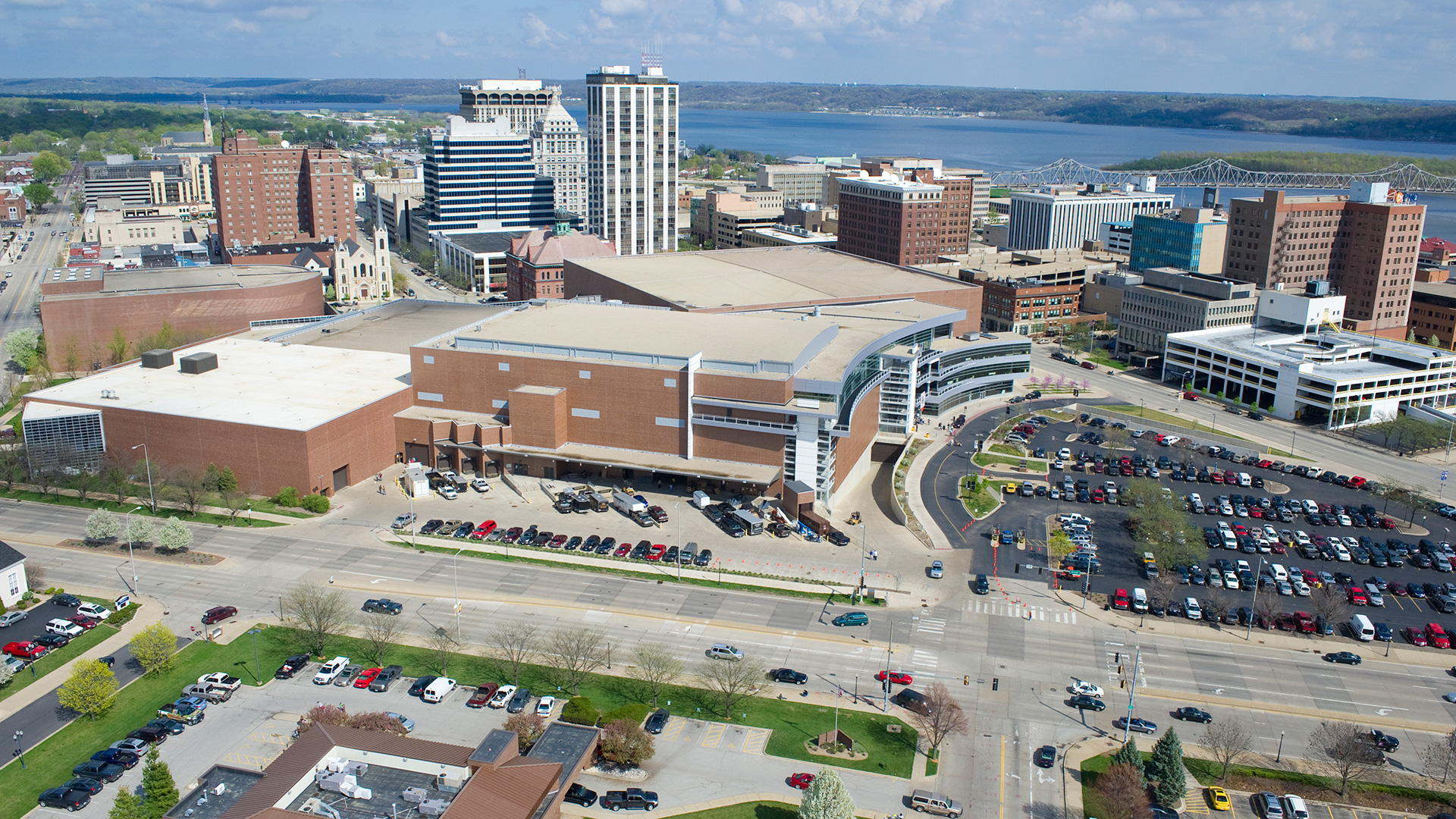 Peoria Civic Center Arieal View